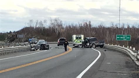 , along with Sault Fire Services and emergency medical services, police said in a news release. . Car accident near sudbury ontario